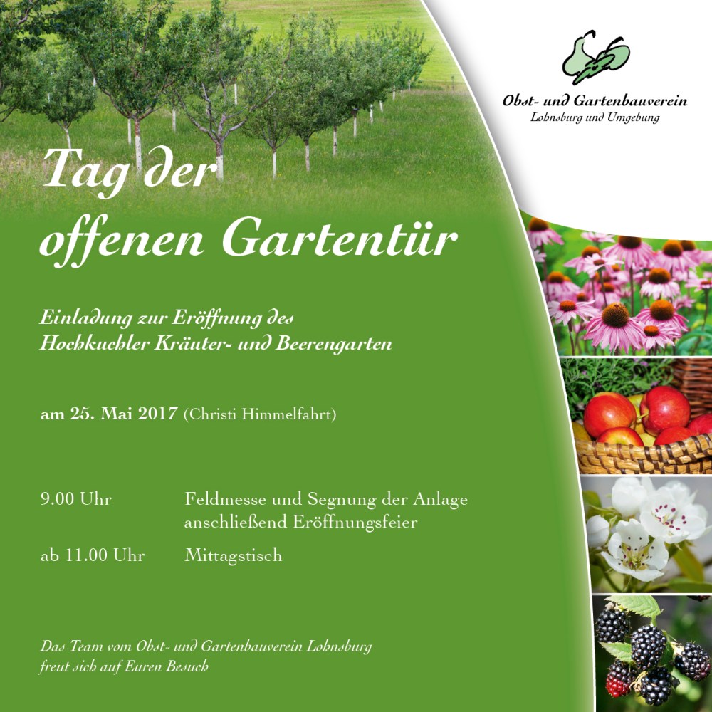 Einladung OGV Eröffnungsfeier